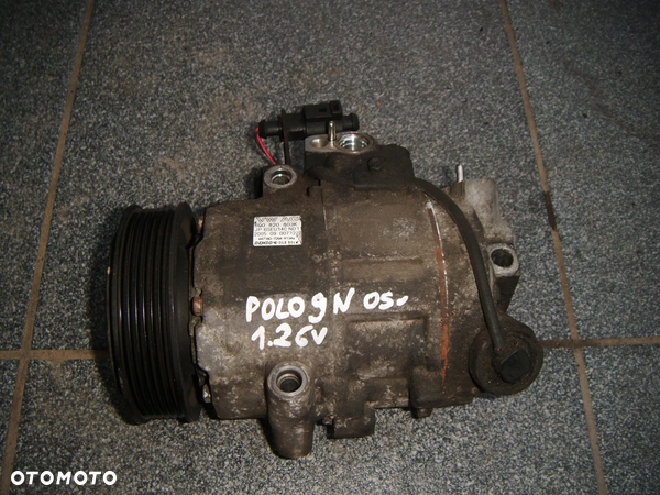 vw polo 9n 1.2 kopresor- sprężarka klimatyzacji 6q0820803k
