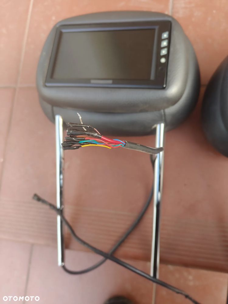 MERCEDES W211 Zagłówki Z Monitorami Zagłówek SKÓRZANY Fotela - 5