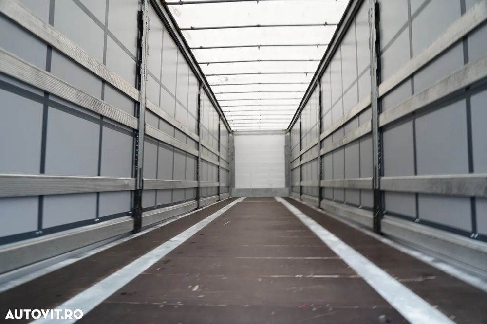 Schmitz Cargobull CORTINĂ / STANDARD / CAMION DIN OȚEL - 9 M / ACOPERIȘ CULISANT / AXĂ CULISANTĂ / - 15