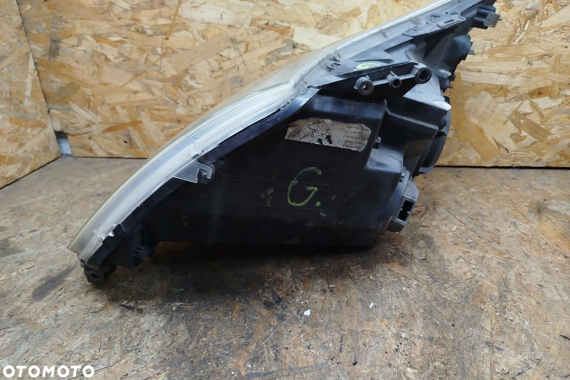 lampa przód prawa kompletna 8PIN NR."G" do Fiat ducato III Boxer Jumper II 06-14r, dość ładna, EUROPA - 3