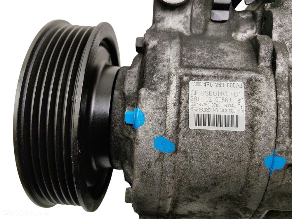 SPRĘŻARKA KLIMATYZACJI AUDI A6 C6 LIFT (2008-2011) 2.7 TDI 190KM 4F0260805AJ - 2