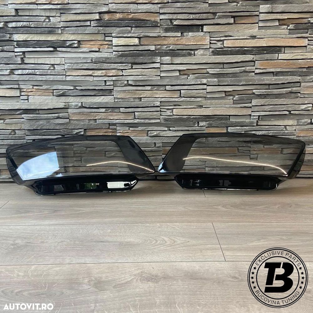 Sticle Faruri compatibile cu Audi Q5 8R Facelift - LICHIDARE STOC - 1