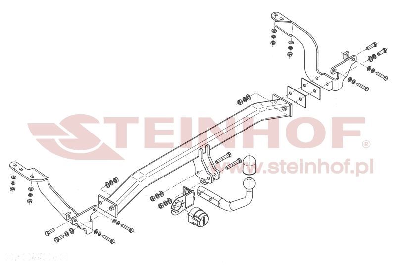 Hak Holowniczy + MODUŁ 7PIN do Peugeot 5008 I od 2009 do 2017 - 2