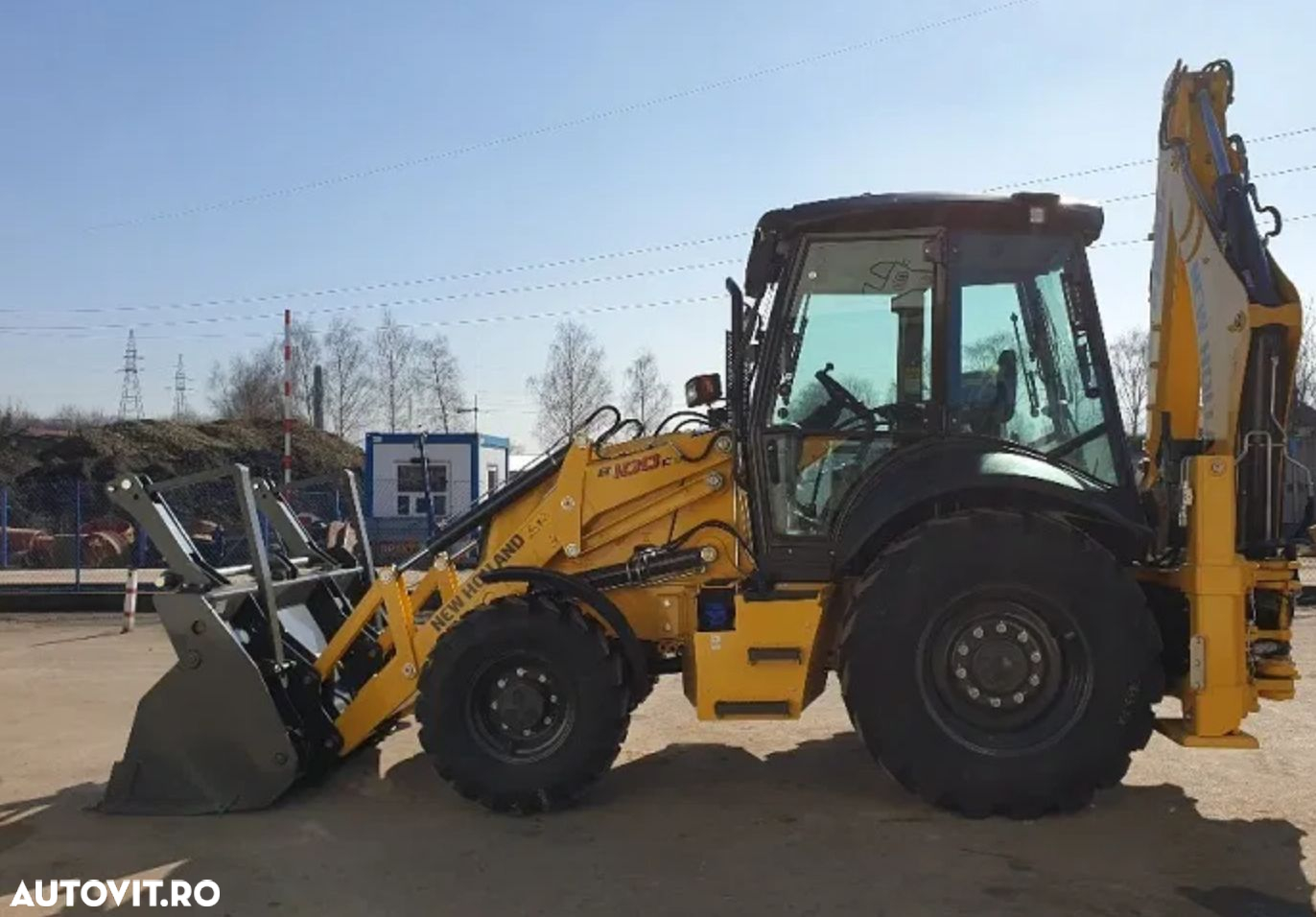 New Holland B100D Buldoexcavator - 4