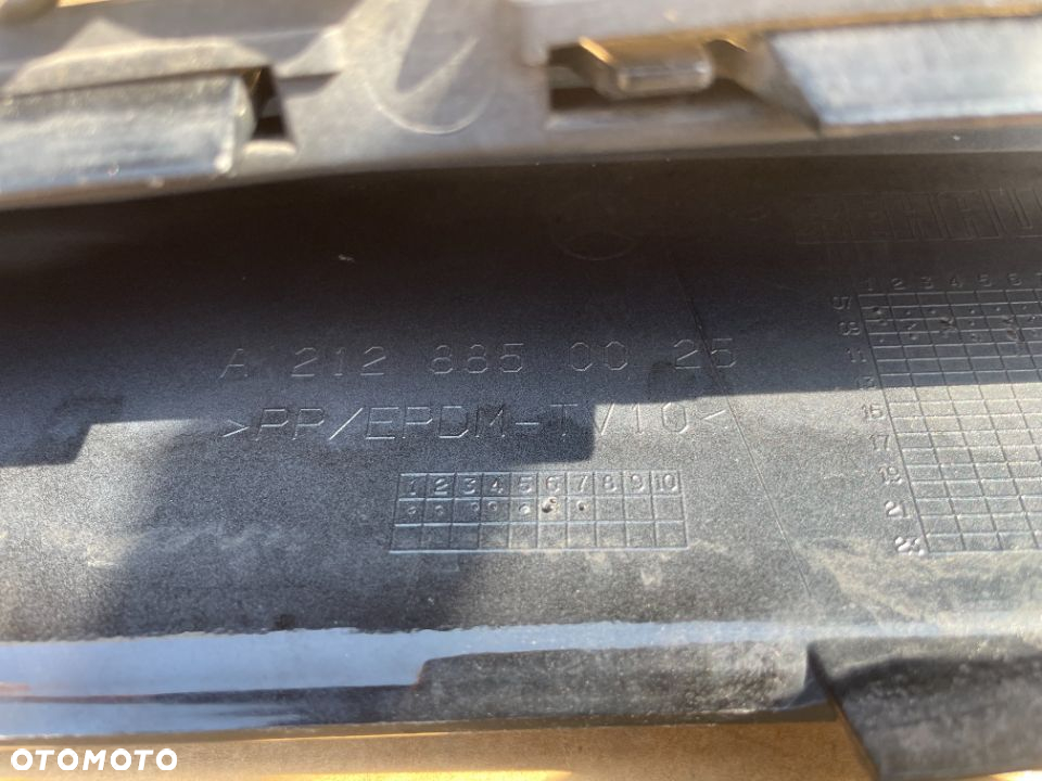 ZDERZAK PRZEDNI MERCEDES E KLASA W212 6 PDC BEZ SPRYSKÓW Podwójny Halogen A2128850025 - 11
