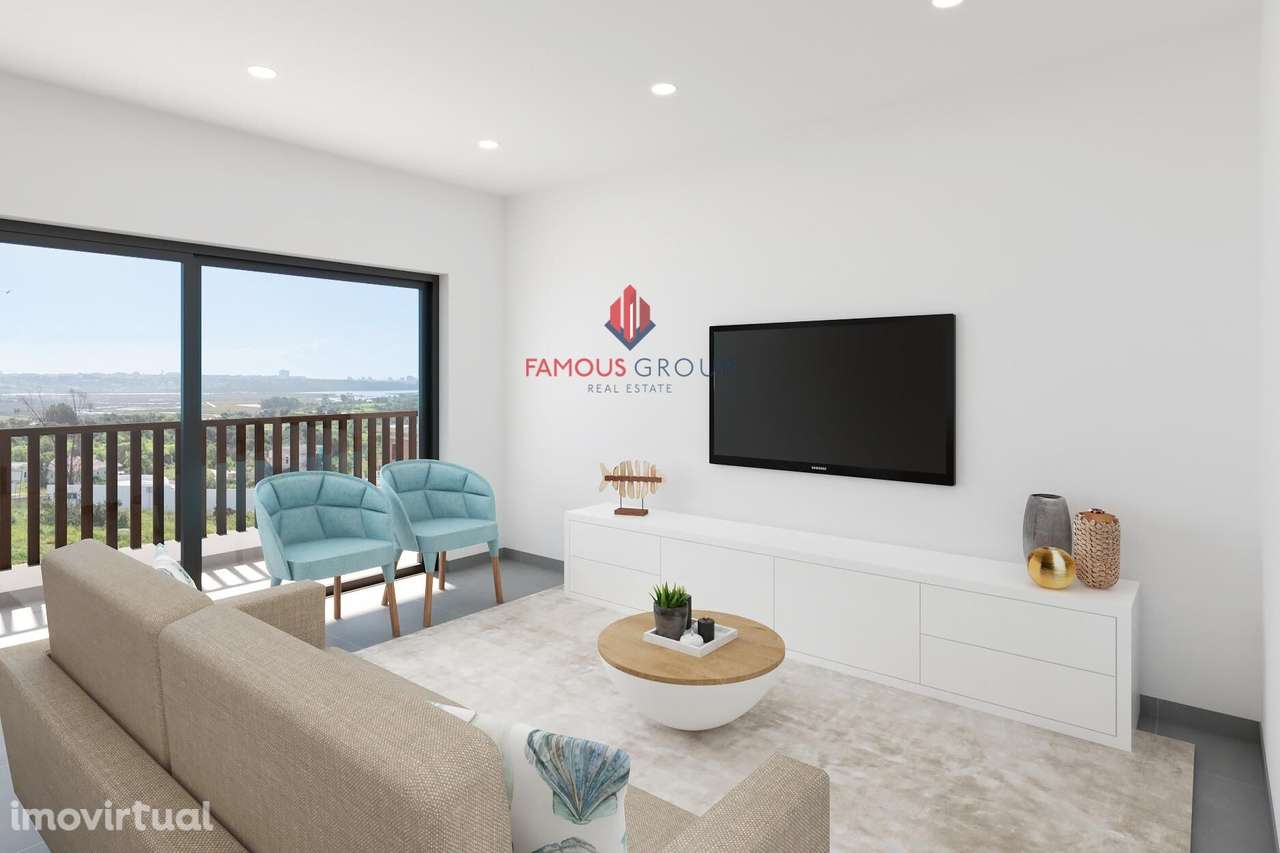 Apartamento T2 novo com piscina e estacionamento - Grande imagem: 2/25