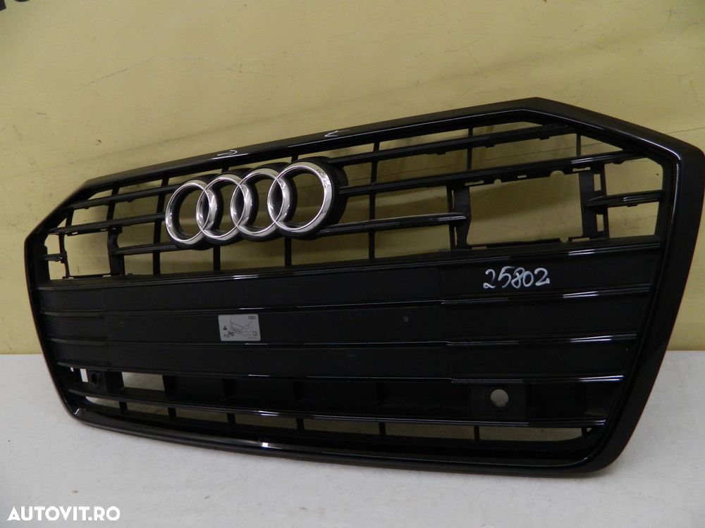 Grila radiator Audi A6 4K C8 NIGHT PACKET, 2018 2019, 2020, 2021, 2022, 2023, cod origine 3K0853651. - 3