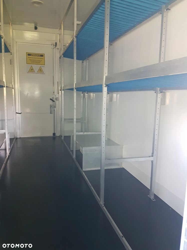 Iveco DAILY KONTENER NISKOPODŁOGOWY 4,44x2,23x2,42 SKLEP BAR FOODTRUCK KAMPER KLIMA KONIOWÓZ 35S14 - 38