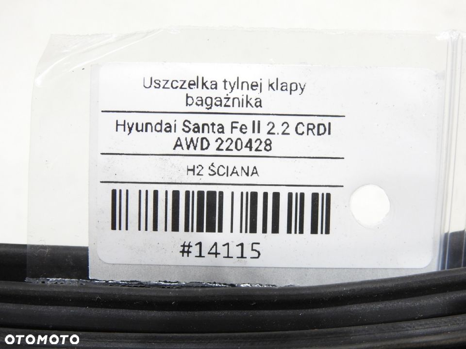 USZCZELKA KLAPY TYŁ HYUNDAI SANTA FE II - 5