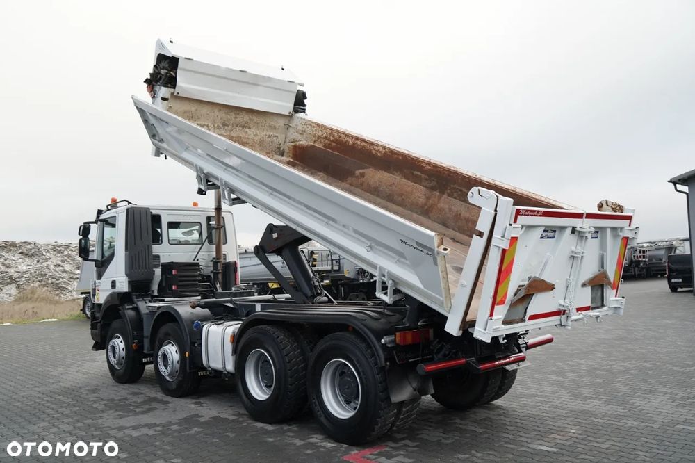 Iveco TRAKKER 450 / 8x4 / WYWROTKA / HYDROBURTA / BORDMATIC / EURO 6 / - 3