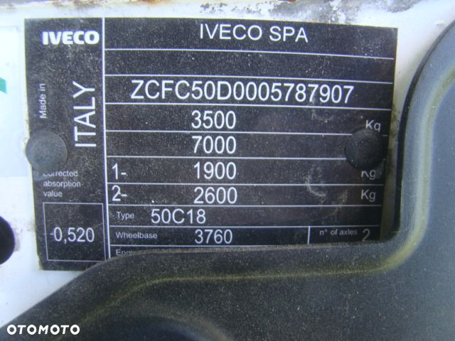 Iveco DAILY 50 C 18 3.0TDI  3.5T DMC 3.0M DUBEL KABINA 7-OSÓB - 28