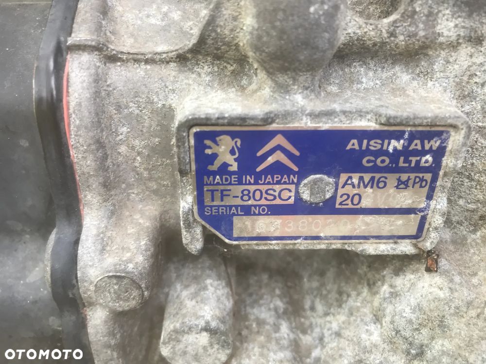 Skrzynia Biegów Automat Aisin TF-80SC AM6 Citroen Peugeot - 2