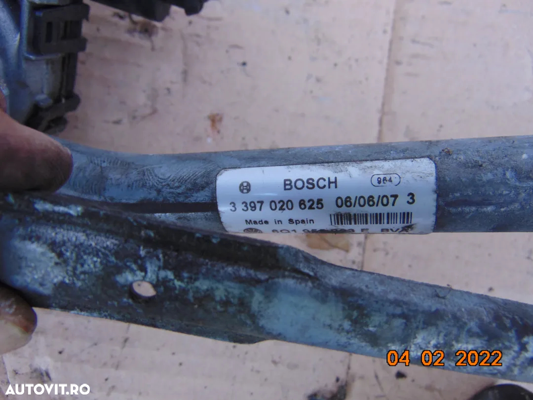 Motoras stergatoare VW Polo 2002-2009 ansamblu stergatoare Fabia Ibiza - 2