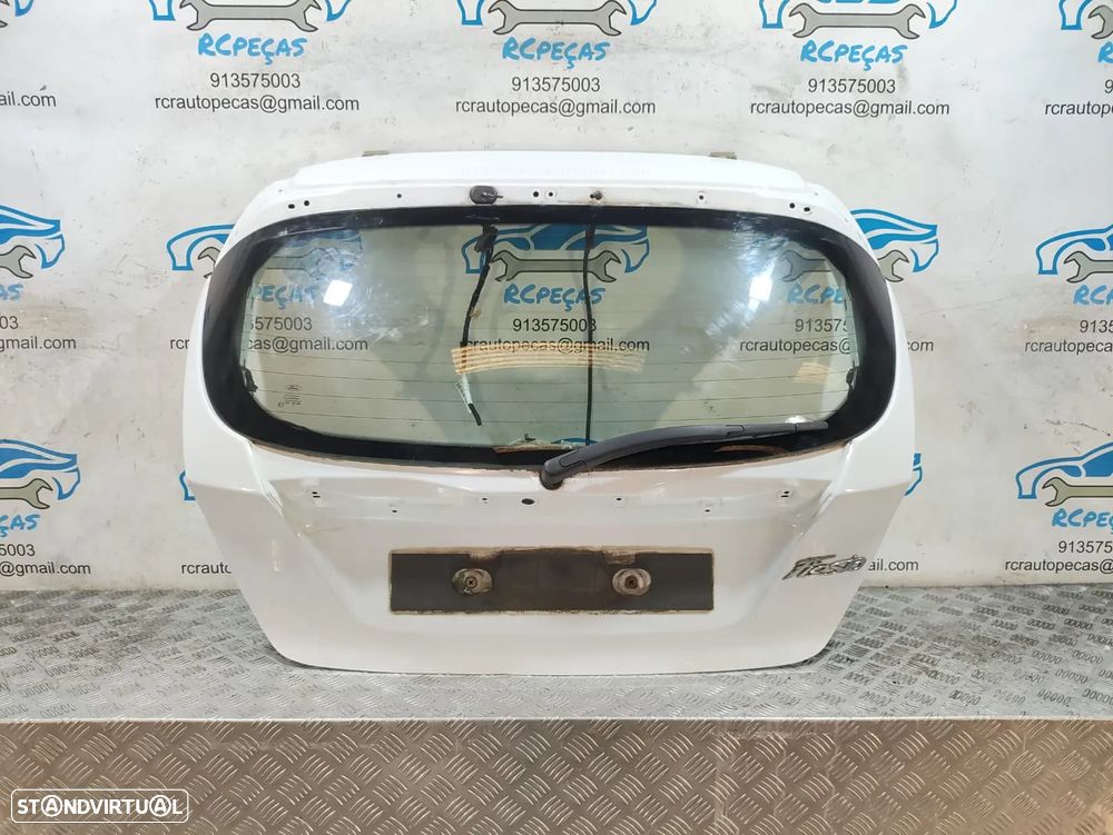 Porta / Tampa da Mala Ford Fiesta VI 6 MK6 em Branco / Branca - 1