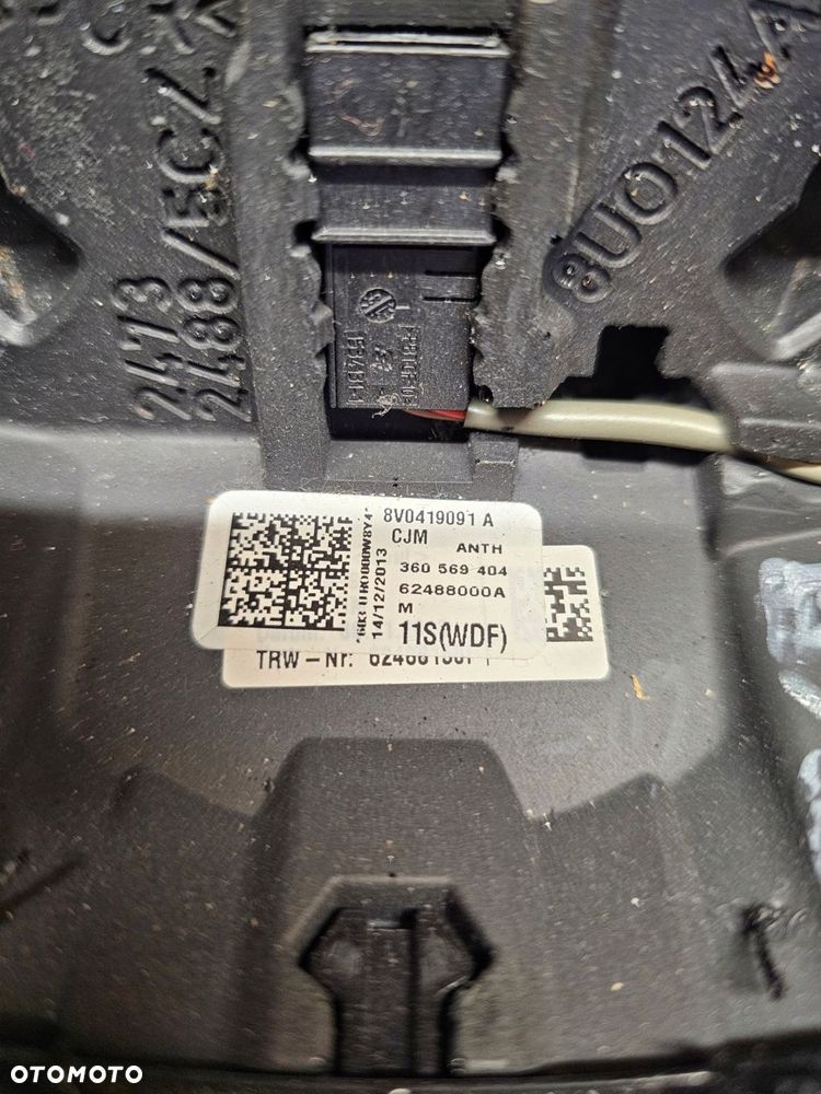 kierownica skórzana multifunkcyjna audi a3 8v 8v0419091a - 5