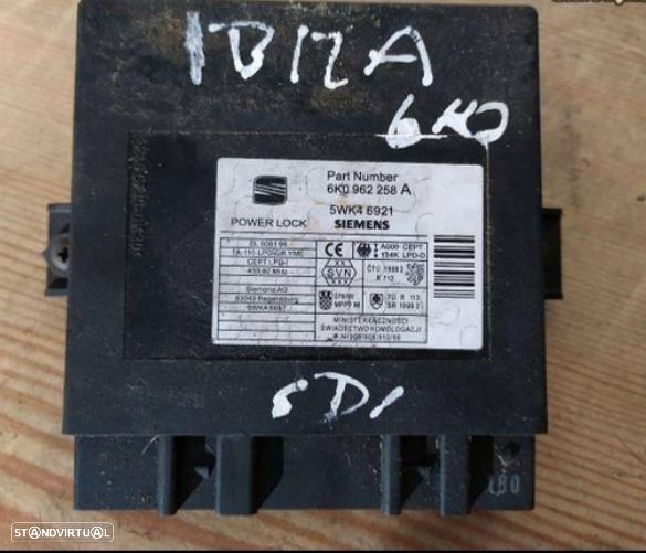 MODULO DO FECHO CENTRAL SEAT IBIZA 6K2 99-01 6K0962258A - 1