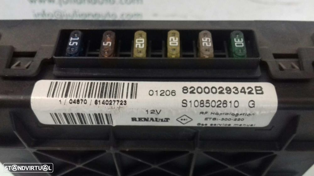 CENTRALINA MOTOR UCE RENAULT MEGANE SCENIC 2002 -8200141954 - 3