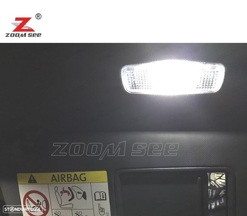 KIT COMPLETO DE 20 LÂMPADAS LED INTERIOR AUDI A5 S5 RS5 SPORTBACK 09-15 - 2