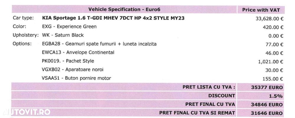 Kia Sportage 1.6 T-GDI HEV 6AT 4x2 Style - 27