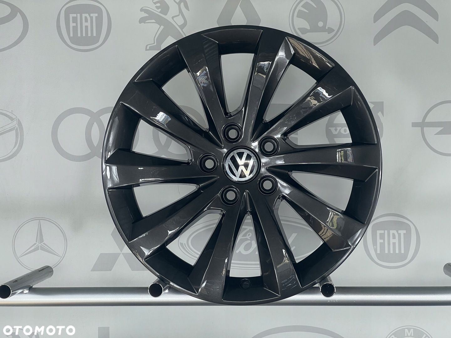 FELGI ALU SEAT 7N5 ALHAMBRA LEON ATECA 17 5X112 ET39 VW SHARAN ORYGINALNE - 1