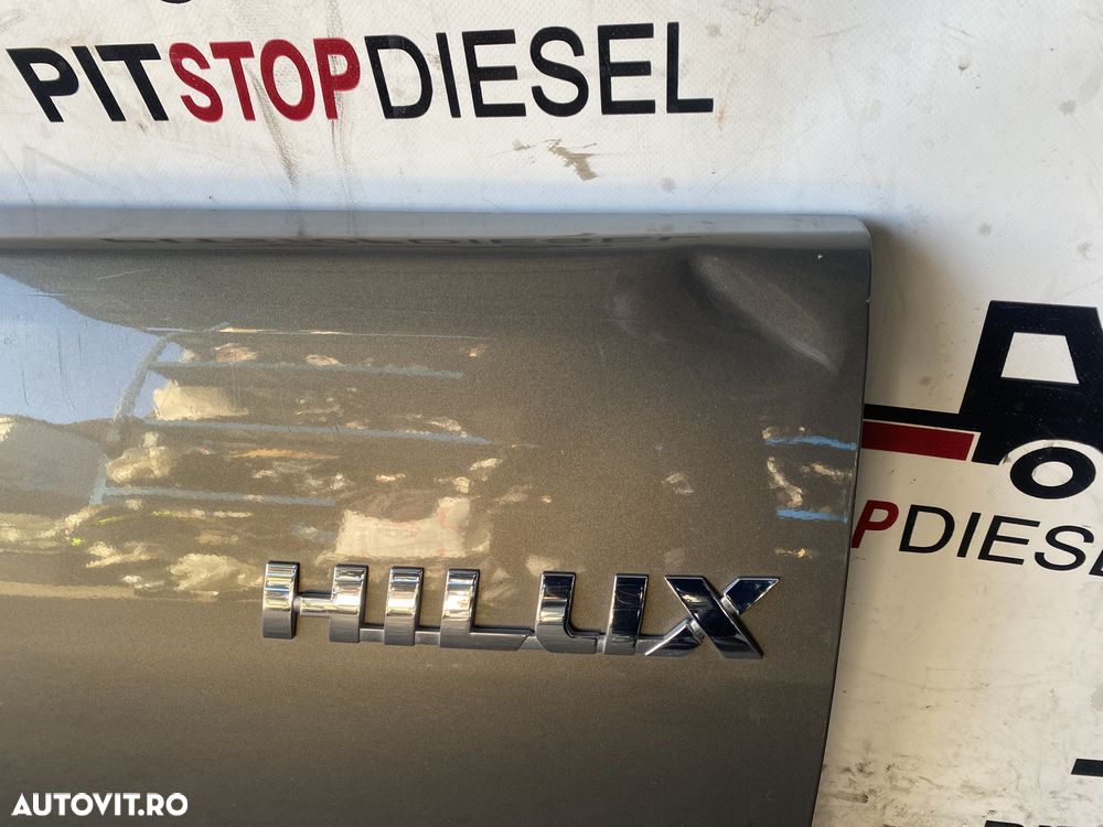 Oblon bena Haion portbagaj spate Toyota Hilux 2017 2018 2019 2020 2021 2022 2023 2024 - 4