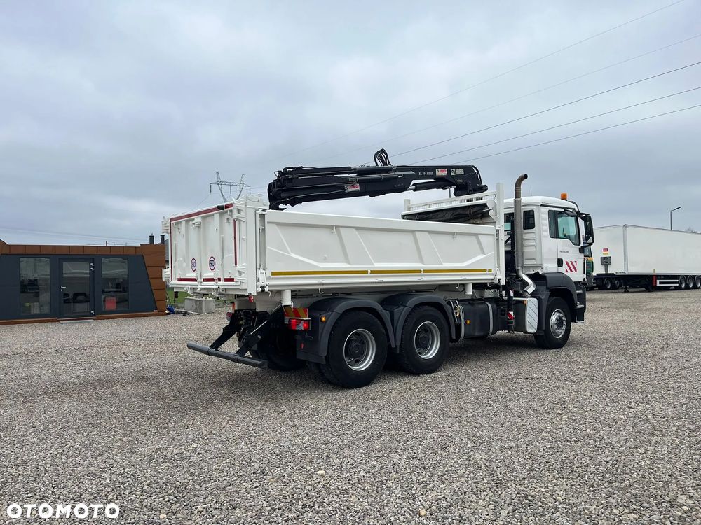 MAN TGS 26.440 E5/ 6X4 / 3xWYWROT / 2xBORDMATIC / HDS HIAB 144/ Import Francja - 5
