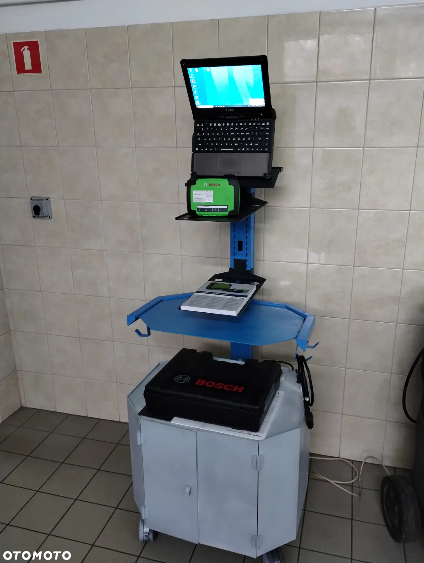 Wózek - Regał - Szafka pod tester usterek Kts i FSA Bosch - 34