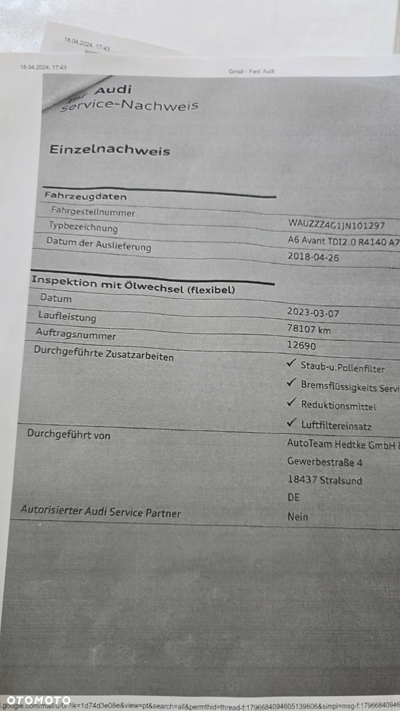Audi A6 Avant 2.0 TDI Ultra DPF S tronic - 25
