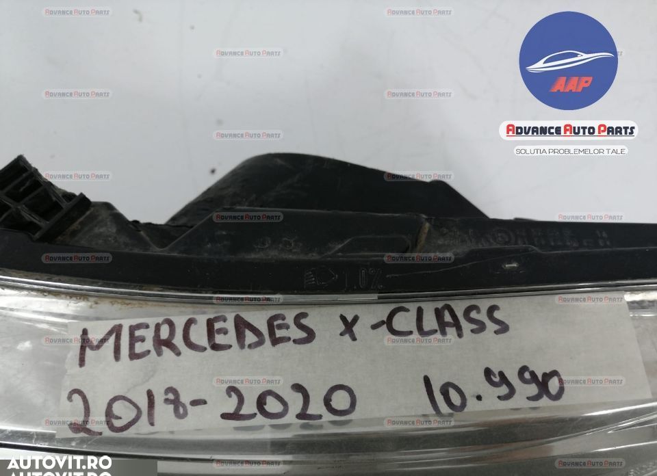 Far Stanga original cu halogen Mercedes-Benz X-Class 1 2017 2018 2019 - 8
