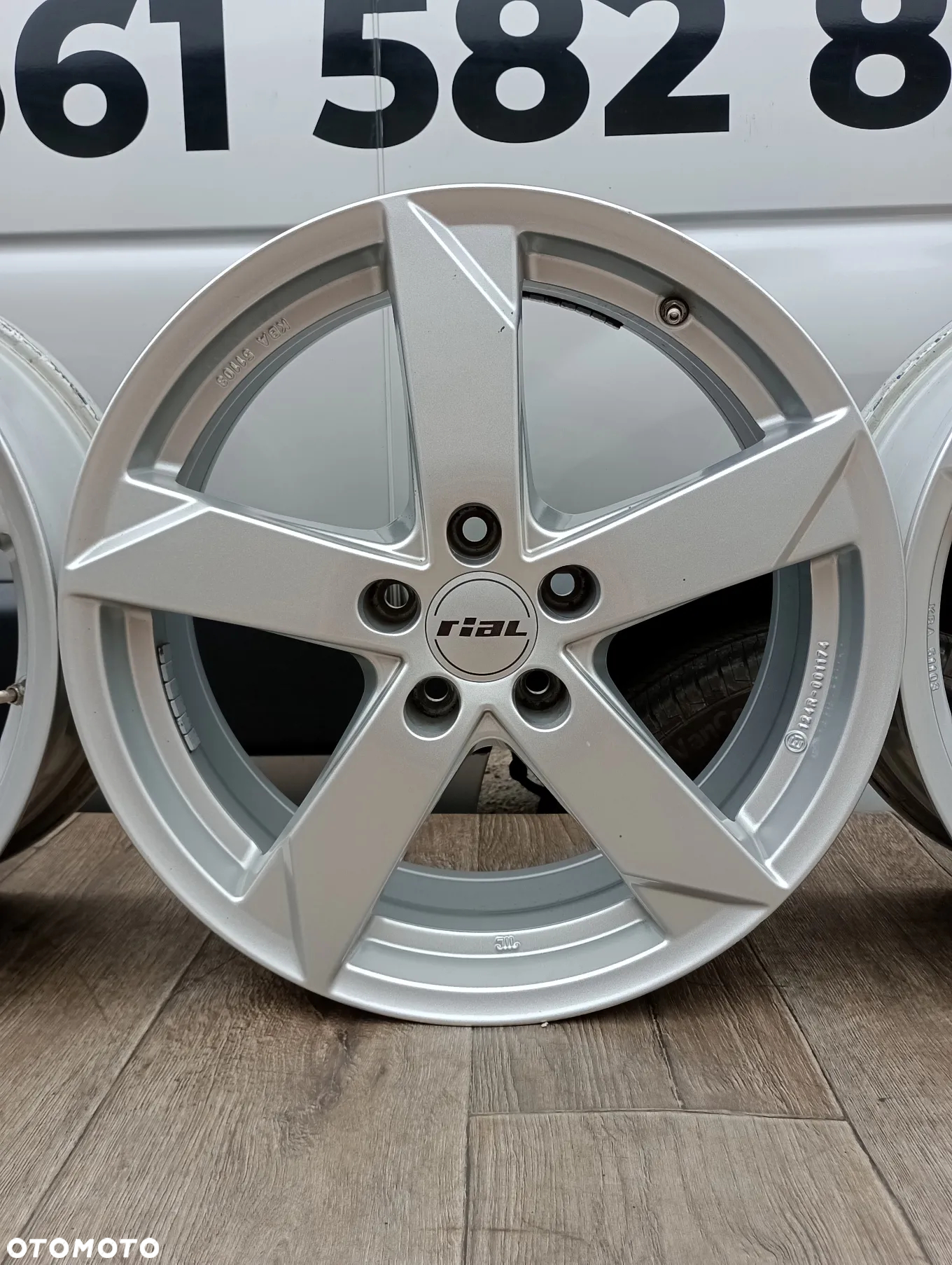 FELGI ALUMINIOWE 5x112 R18 7,5J ET45 AUDI A3 A4 A6 A8 SEAT ALTEA EXEO LEON TARRACO TOLEDO SKODA KAROQ KODIAQ OCTAVIA SUPERB VW ARTEON BEETLE CADDY E-GOLF EOS GOLF JETTA PASSAT PHAETON SCIROCCO TIGUAN TOURAN T-ROC - 6