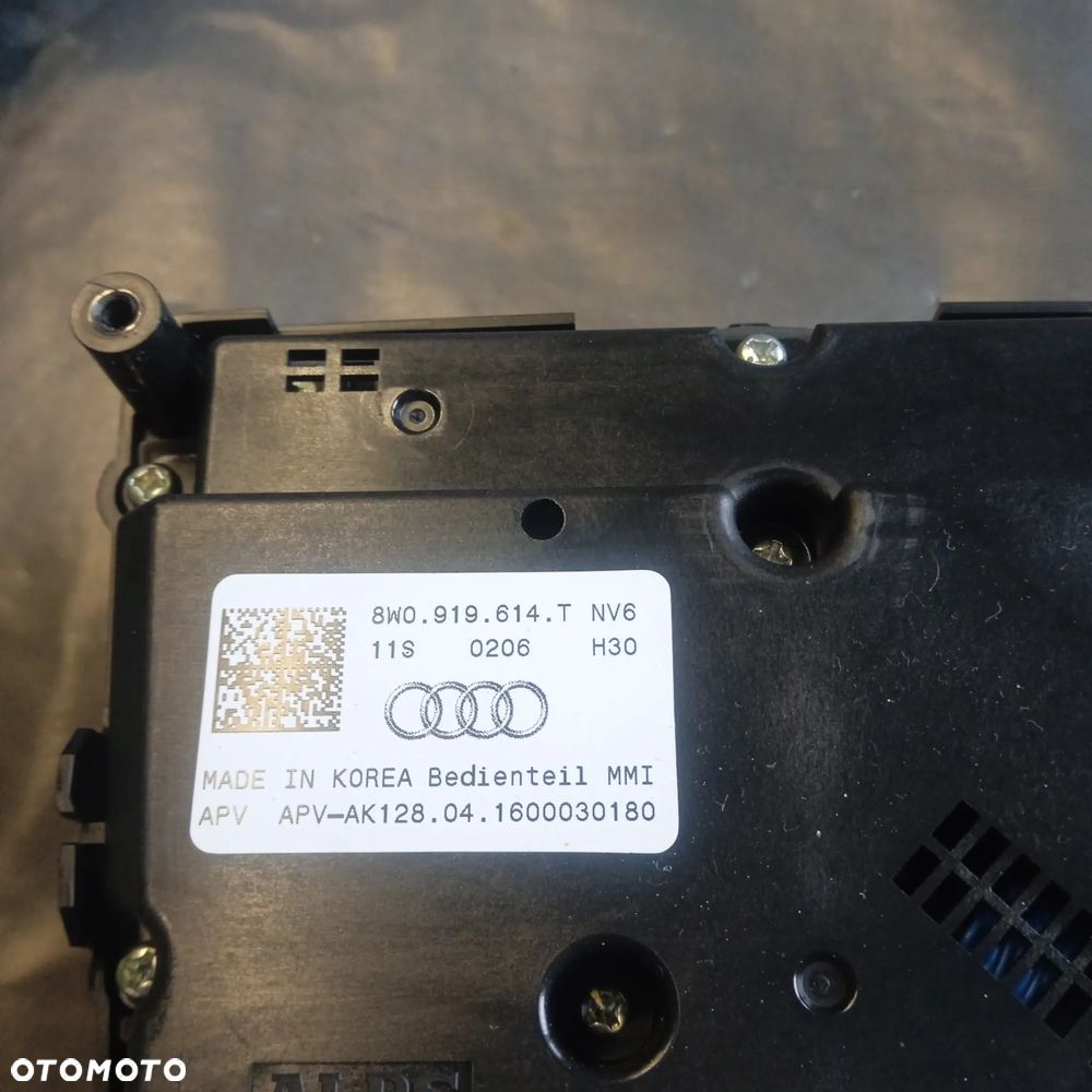 Panel MMI A4 B9 8W0919614T - 2