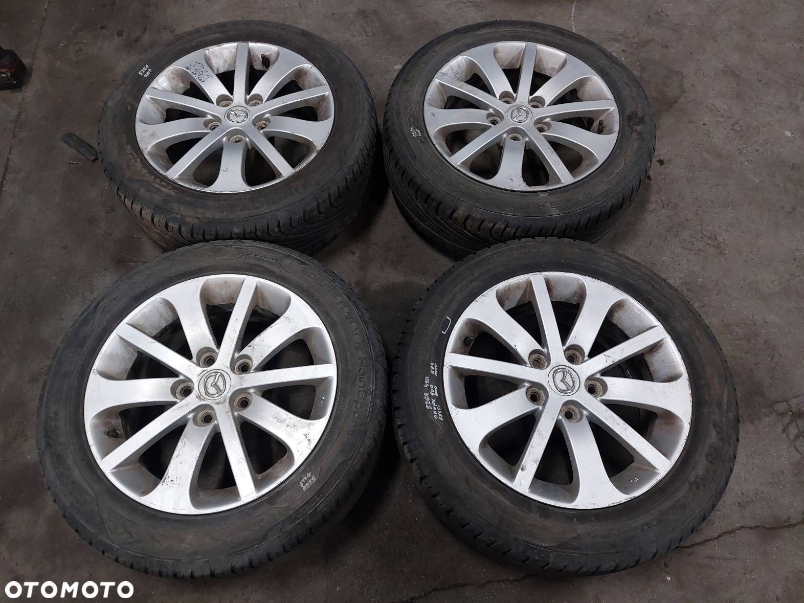 FELGI ALUMINIOWE 4 SZT 5x114,3 6,5Jx16 ET52,5 FI67,1 MAZDA 5 - 1