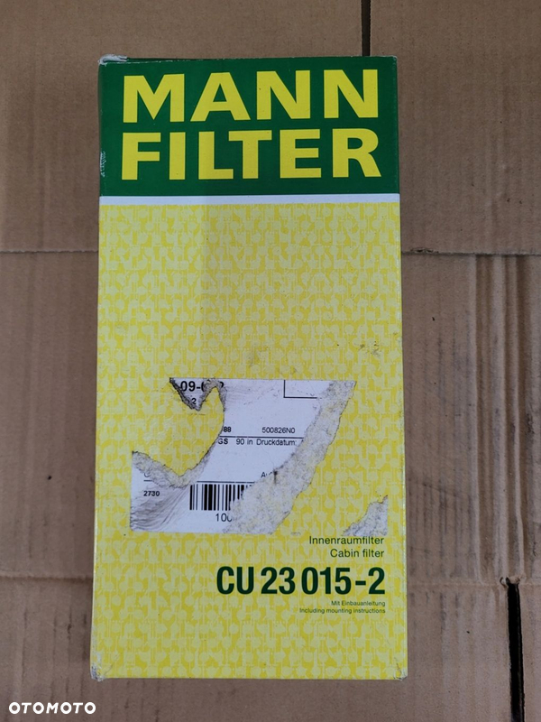 MANN Filtr Kabinowy CU23015-2