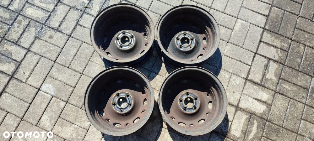 FELGI STALOWE 5x100 6Jx14 CALI ET43 VW SAET SKODA 4 SZTUKI KOMPLET - 7