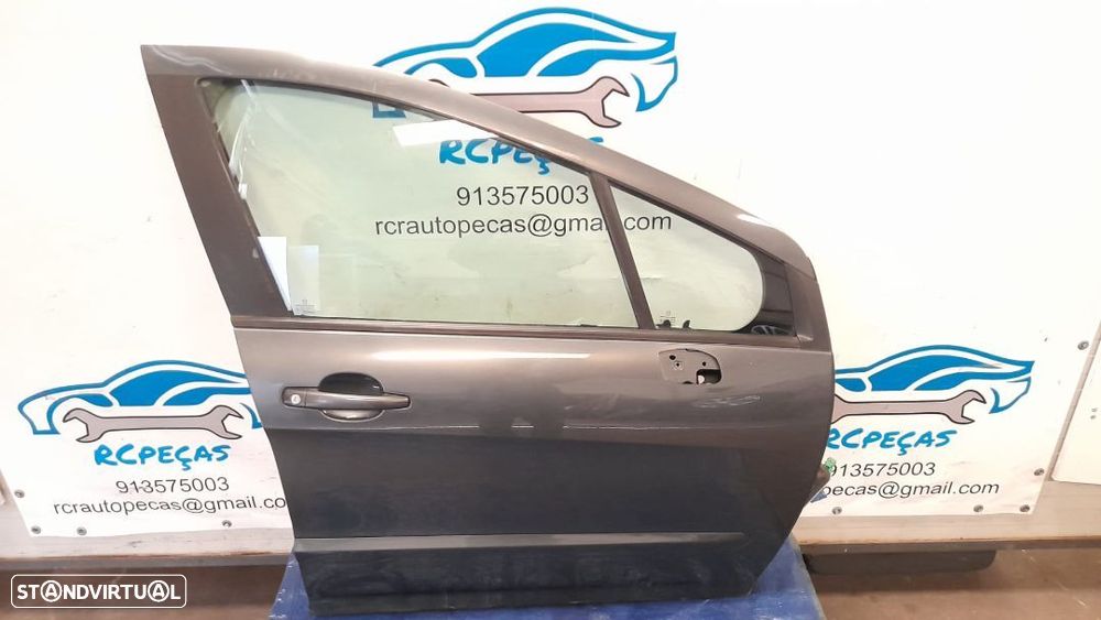 PORTA FRENTE FRONTAL DIREITA PEUGEOT 308 MK1 FASE I 1 FECHO ELEVADOR MOTOR PUXADOR VIDRO - 4