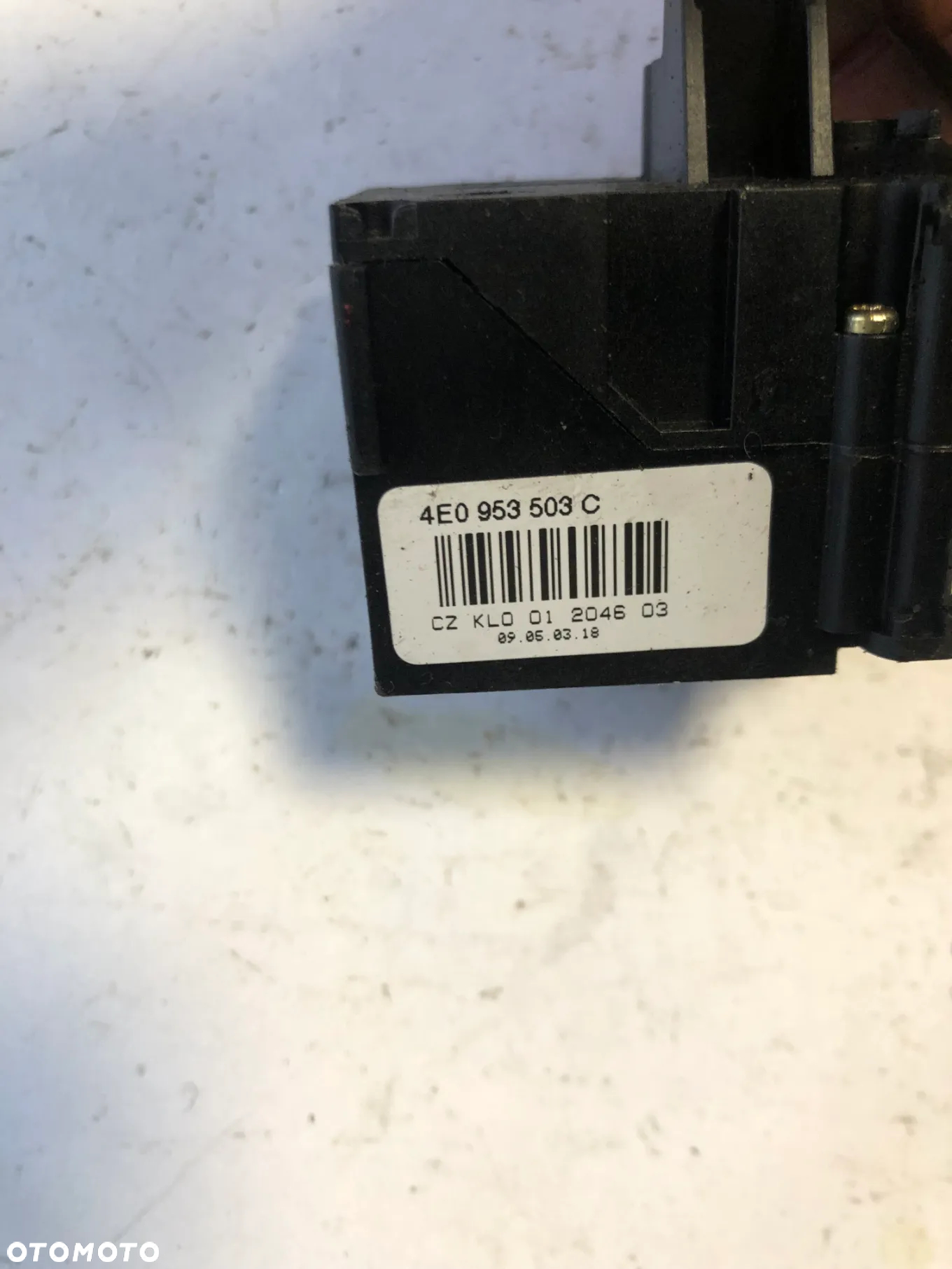 Przełącznik Manetka Audi A4 B6  4E0953503C - 2