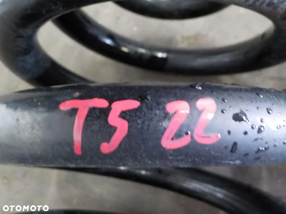 VW T5 SPRĘŻYNA SPRĘŻYNY TYŁ TYLNE 22MM WZMOCNIONE - 3