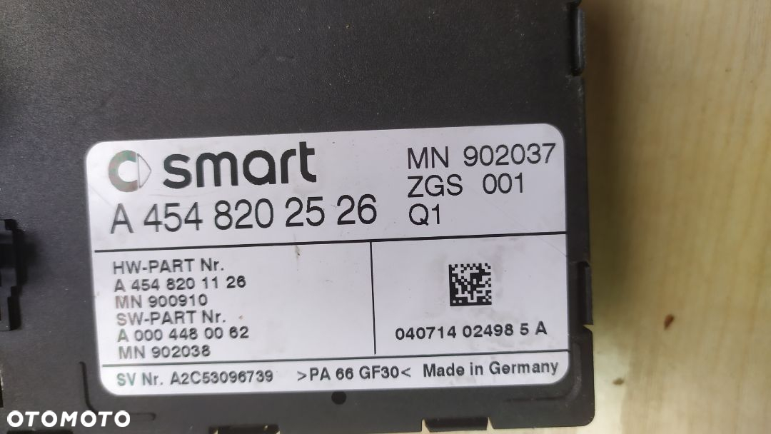 smart forfour 1,5 cdi  komputer A 6391500079 - 3