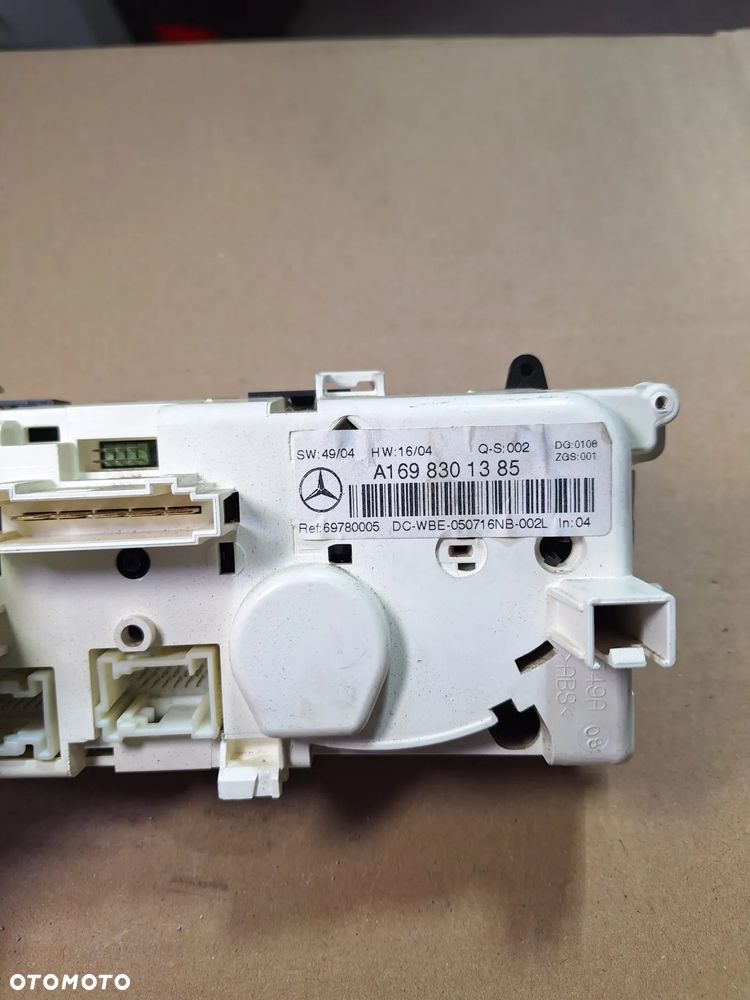 Mercedes A-Klasa W169 W245 Panel klimatyzacji nawiewu A1698301385 - 8