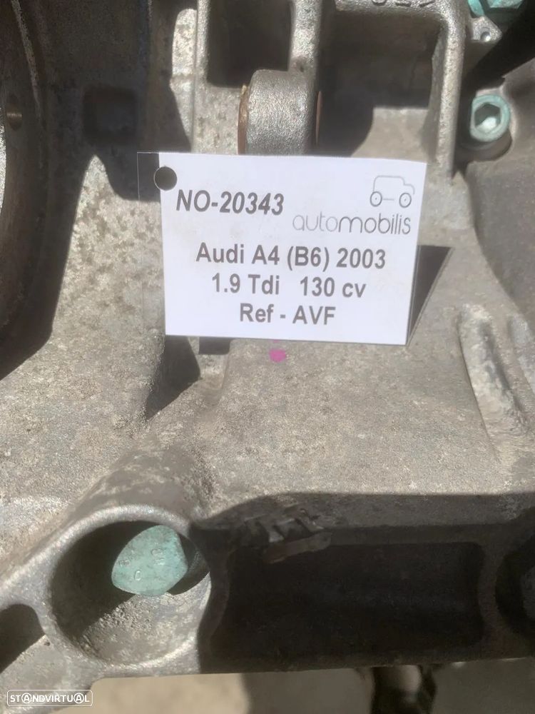 Motor AUDI A4 (B6) 1.9 TDI Ref. AVF - NO. 20343 - 6