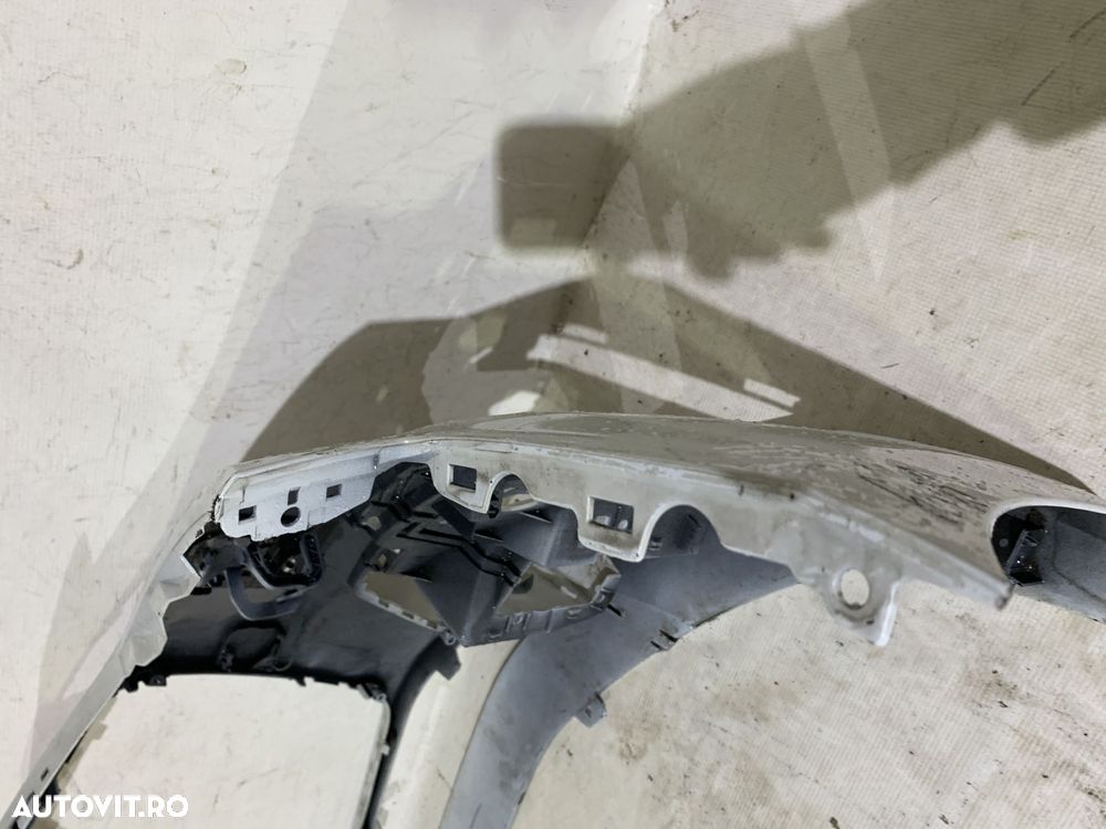 Bara fata Audi A4, B9, facelift, S-Line, 2020, 2021, 2022, 2023, 2024, cod origine OE 8W0807437AQ, cu gauri pentru spalatori faruri. - 11