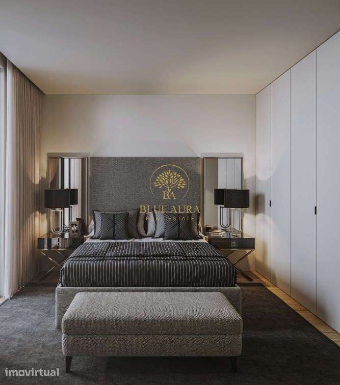 Apartamento T1 Novo em Condomínio Privado em Canidelo - Grande imagem: 5/11