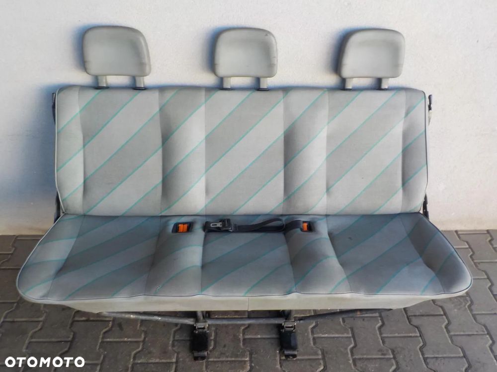 VW T4 FOTEL POTRÓJNY KANAPA ŁAWKA TYŁ TYLNA - 3