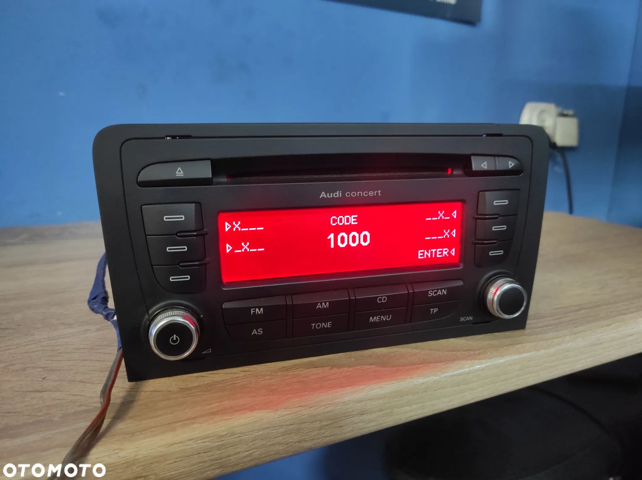 RADIO AUDI CONCERT AUDI A3 8P LIFT 2DIN 8P0035186P  WYSYŁKA !!!! - 1