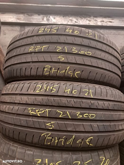 2 anvelope 245/40 R21 Bridgestone runflat - 4