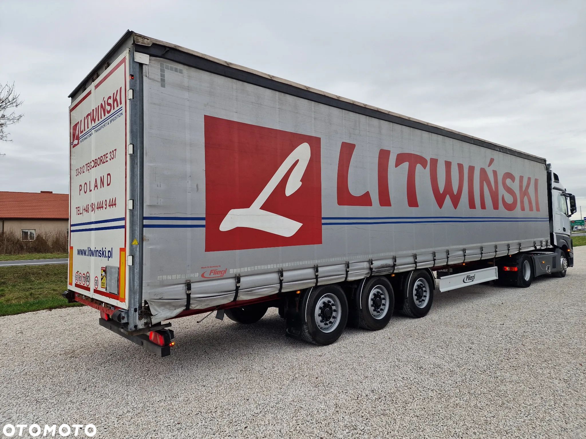 Fliegl PÓŁMEGA - BDE - PODNOSZONY DACH - MULDA 7m - 1