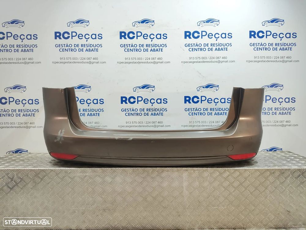 Parachoques Traseiro Tras Volkswagen Touran 1T3 2° Facelift com Sensores de Estacionamento Original - 1