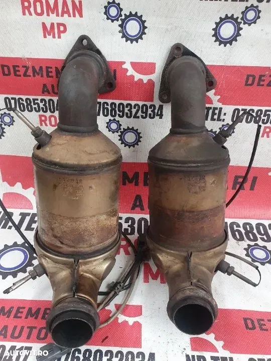 Dezmembrez Jaguar XF an 2008 motor 2.7 tdv6 207 cp cod motor 276DT bi-turbo convertizor cutie de viteze automata chit kit injectie pompa inalta inalte injector rampa injectoare catalizator stanga dreapta filtru particule toba finala dezmembrari piese auto - 4