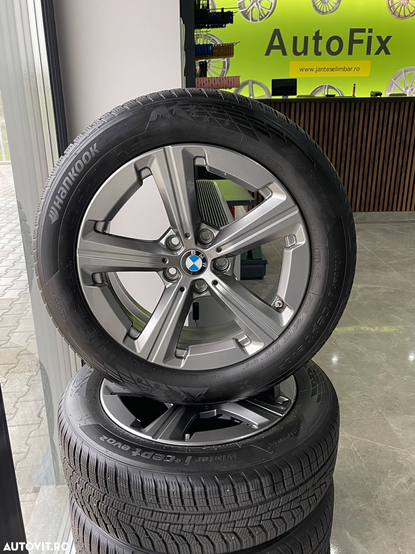 Jante BMW X1 , X2, originale, cu anvelope iarnă 7mm - 1