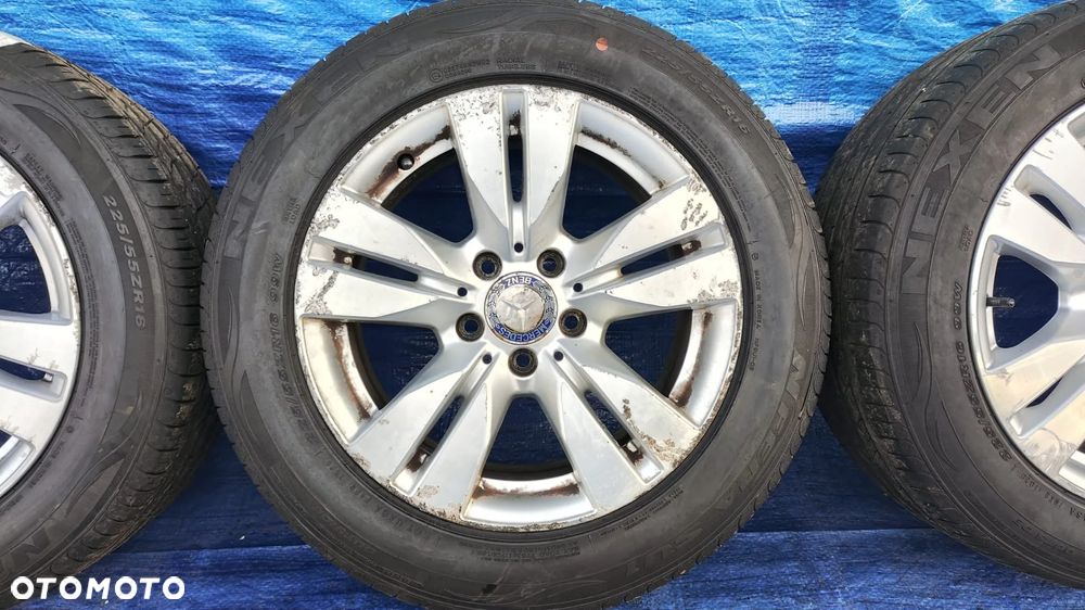 KOŁA FELGI ALUMINIOWE ALUFELGI 8Jx16 ET46 A2124010202 OPONY LETNIE NEXEN NFERA SU1 225/55R16 225 55 16 MERCEDES W212 W207 - 7